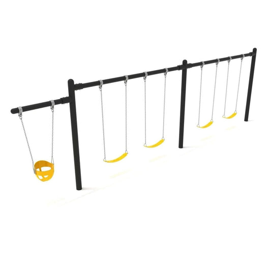 Single Cantilever Swing Set - 2 Bay - Swing Sets - Playtopia, Inc.