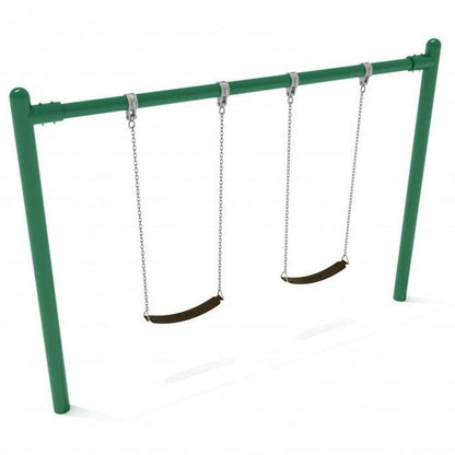 Single Post Swing Set - 1 Bay - Swing Sets - Playtopia, Inc.