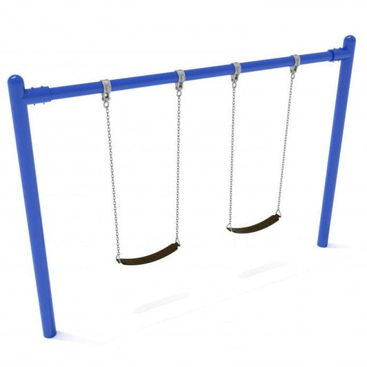 Single Post Swing Set - 1 Bay - Swing Sets - Playtopia, Inc.