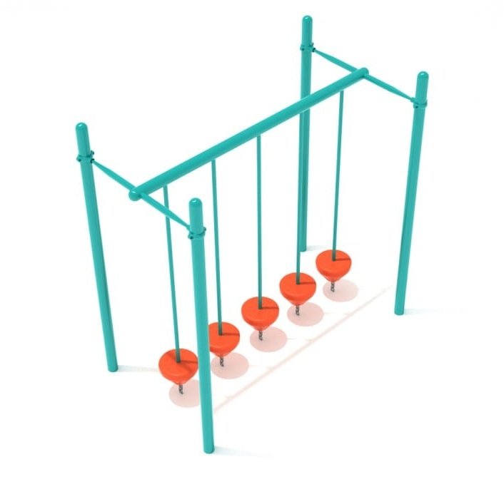 Single Row Pebble Bridge - Monkey Bars & Jungle Gyms - Playtopia, Inc.