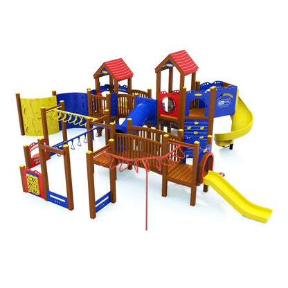 Skyward Playset - School-Age Playgrounds - Playtopia, Inc.