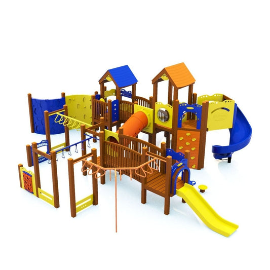 Skyward Playset - School-Age Playgrounds - Playtopia, Inc.