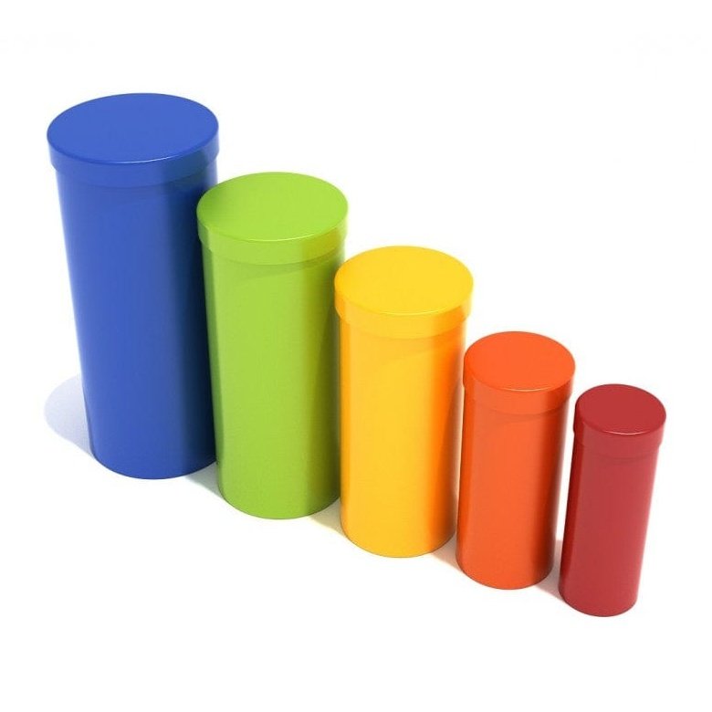 Standing Drum Quintet - Outdoor Musical Instruments - Playtopia, Inc.