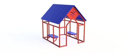 Steel Playhouse - Dramatic Play - Playtopia, Inc.