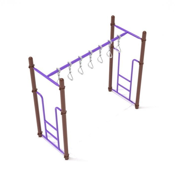 Straight Swinging Ring Monkey Bars - Monkey Bars & Jungle Gyms - Playtopia, Inc.