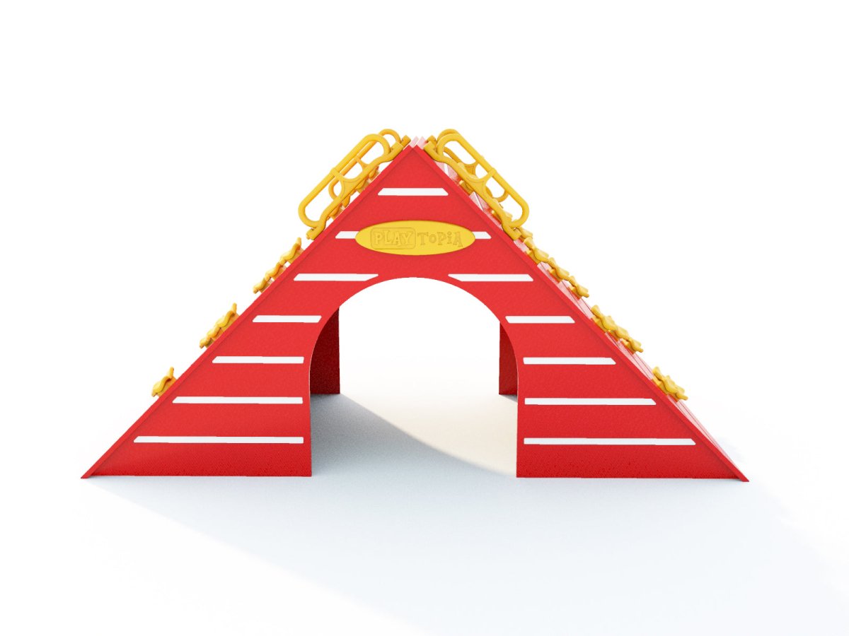The Cabin Rockwall - Outdoor Climbing Structure - Playtopia, Inc.