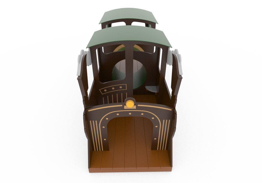 Toddler Steam Engine With Coach Playset - Infant Playground - Playtopia, Inc.