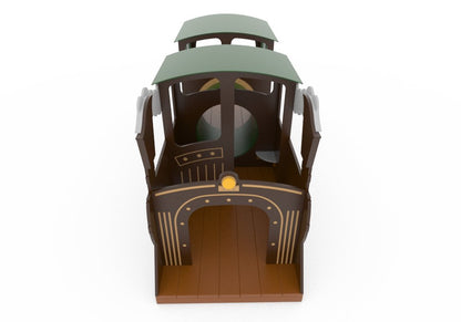 Toddler Steam Engine With Coach Playset - Infant Playground - Playtopia, Inc.