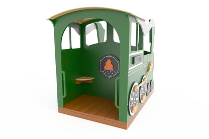 Toddler Steam Engine With Coach Playset - Infant Playground - Playtopia, Inc.