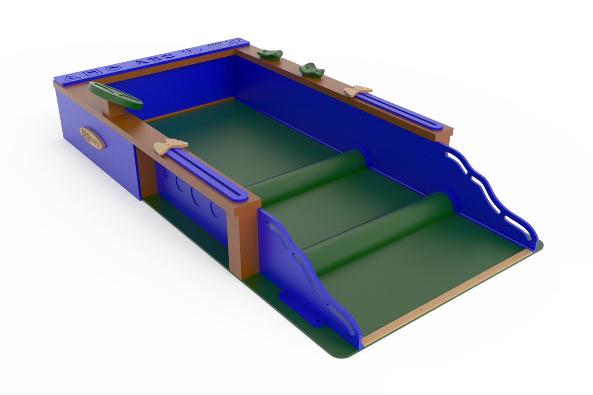 Tot Mod Space - Infant Activity Space With Rolling Hills - Infant Playground - Playtopia, Inc.