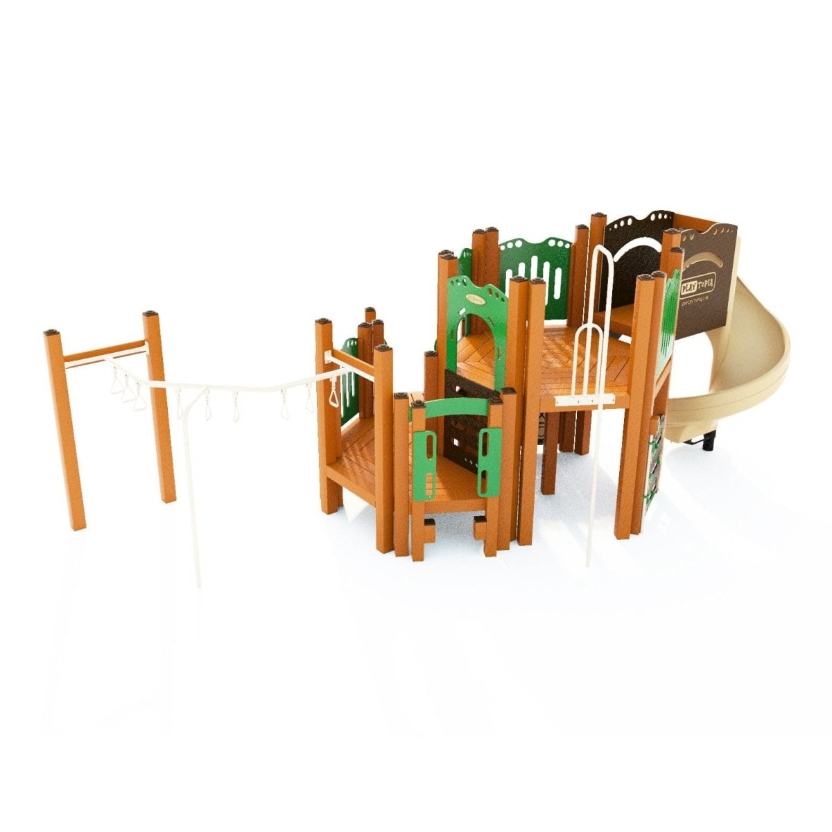 Trailblazer Playset - School-Age Playgrounds - Playtopia, Inc.