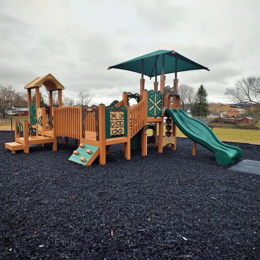 Trailblazer Playset - Preschool Playgrounds - Playtopia, Inc.