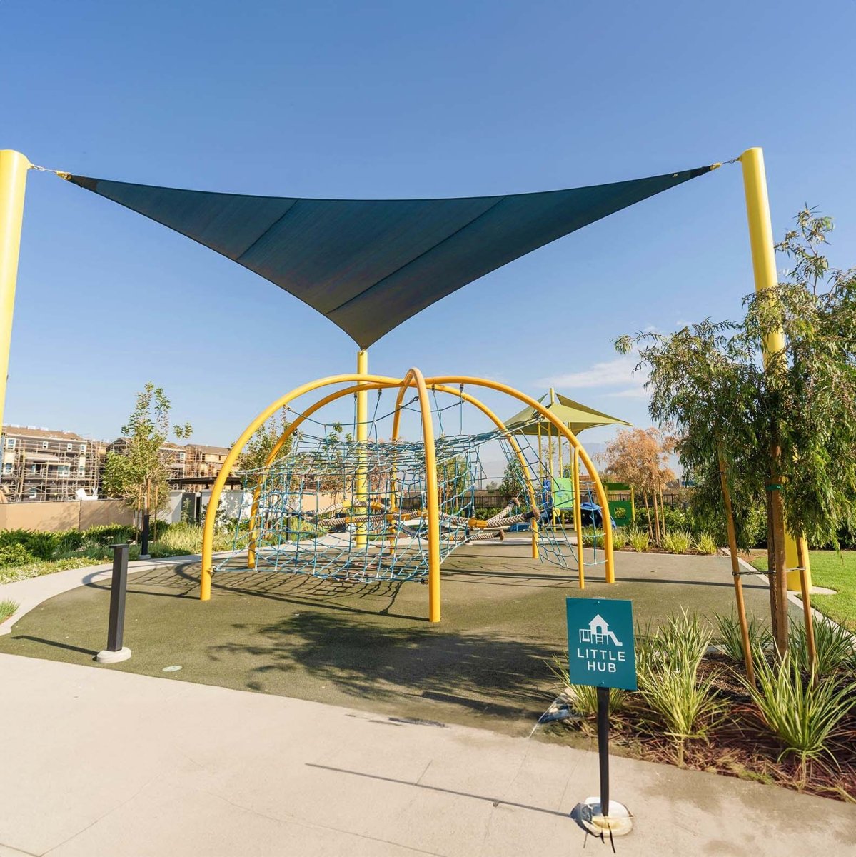 Triangle Sail Shade - Playground Shades & Sails - Playtopia, Inc.