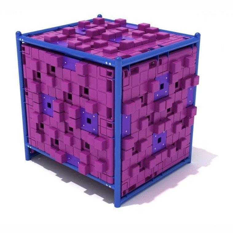 Voxel Vertex Cuboid - Outdoor Climbing Structure - Outdoor Climbing Structure - Playtopia, Inc.