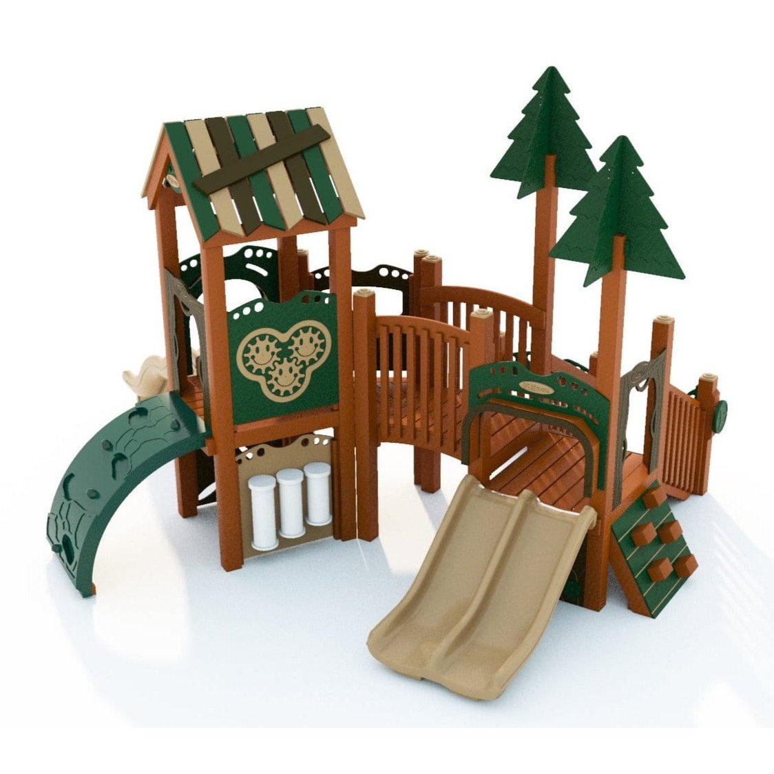 Whispering Pines Playset - Preschool Playgrounds - Playtopia, Inc.