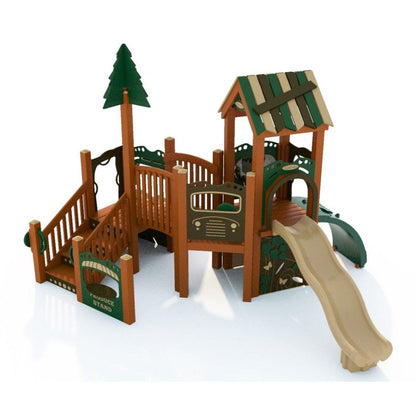 Whispering Pines Playset - Preschool Playgrounds - Playtopia, Inc.